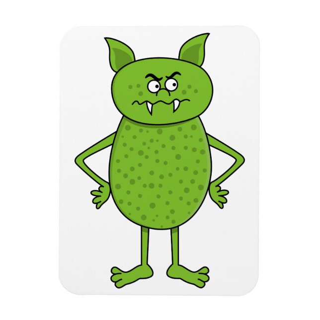 Niedlicher Goblin-Cartoon Magnet (Vertikal)