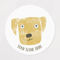 Niedlicher Golden Labrador Retriever Dog Individue