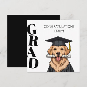 Niedlicher Golden Retriever Dog nach Maß Karte