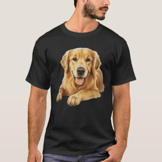 Niedlicher Golden Retriever Liebe T - Shirt