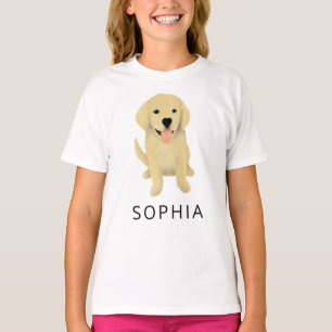 Niedlicher Golden Retriever Welpenhund T-Shirt