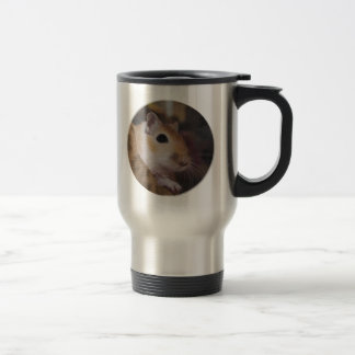 Niedlicher goldener HaustierGerbil Reisebecher