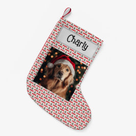 Niedlicher Goldener Retriever, mit Namen, Hund, Kleiner Weihnachtsstrumpf