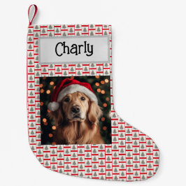 Niedlicher Goldener Retriever, mit Namen, Hund, Kleiner Weihnachtsstrumpf