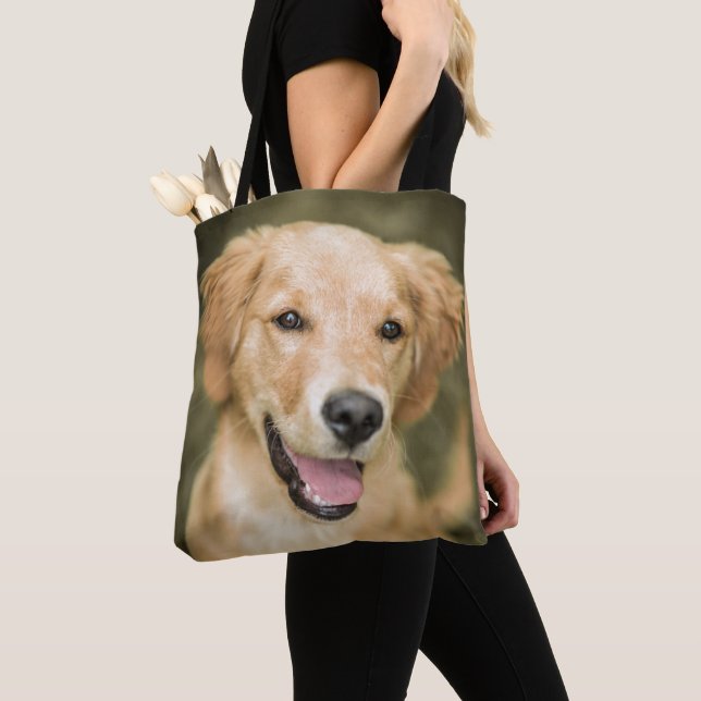 Niedlicher goldener Retriever-Welpe (Von Nahem)