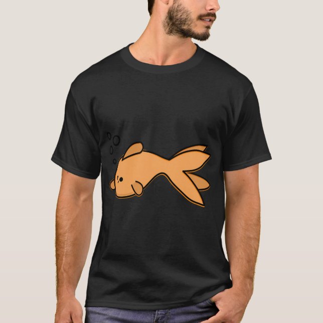 Niedlicher Goldfisch T-Shirt (Vorderseite)