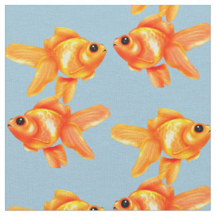 Niedlicher Goldfish Stoff