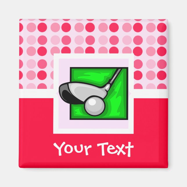 Niedlicher Golf Magnet (Vorne)