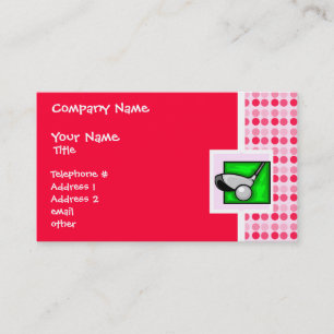 Niedlicher Golf Visitenkarte