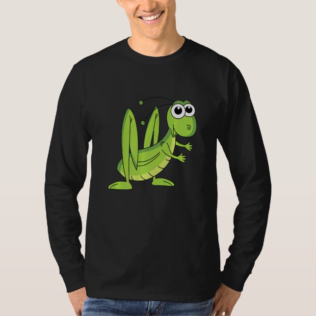 Niedlicher Grasshopper T-Shirt (Vorderseite)
