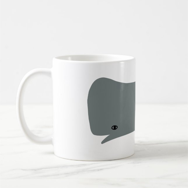 Niedlicher Grauwal Umweltwale Art Whale Kinder Kaffeetasse (Links)