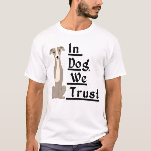 Niedlicher Greyhound Hund   Minimalistisch Whippet T-Shirt