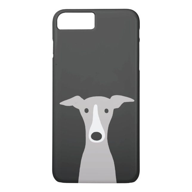 Niedlicher Greyhound Italienischer Windhund oder W Case-Mate iPhone Hülle (Rückseite)