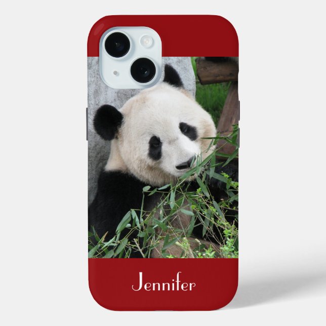 Niedlicher griechischer Riesenpanda, Case-Mate iPhone Hülle (Rückseite)