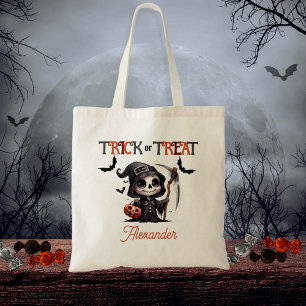 Niedlicher Grim Sensenmann Kid's Trick oder Treat  Tragetasche