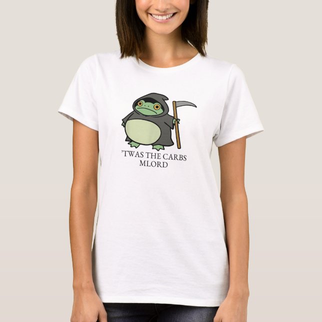 Niedlicher grimmiger Sensenmann Frog - Das war der T-Shirt (Vorderseite)