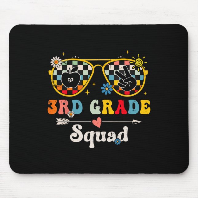niedlicher Groovy Teacher Student Back T Mousepad (Vorne)