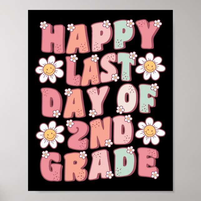 Niedlicher Groovy Tee zweiter Klasse Poster (Vorne)