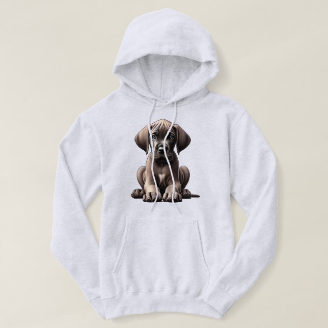 Niedlicher, großartiger Welpe Hoodie (Design vorne)