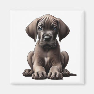 Niedlicher, großartiger Welpe Magnet