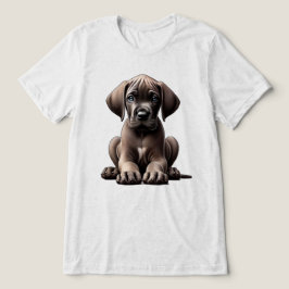 Niedlicher, großartiger Welpe Tri-Blend Shirt