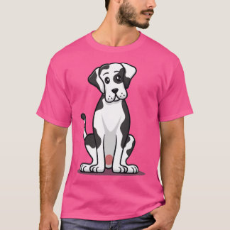 Niedlicher Großer Dane Hund T-Shirt