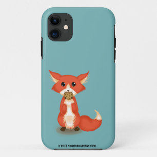 Niedlicher großer mit Augen Fox, der ein Plätzch Case-Mate iPhone Hülle