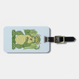 Niedlicher Grüner Drache Gepäckanhänger