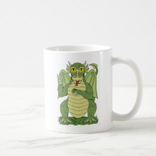 Niedlicher Grüner Drache Tasse