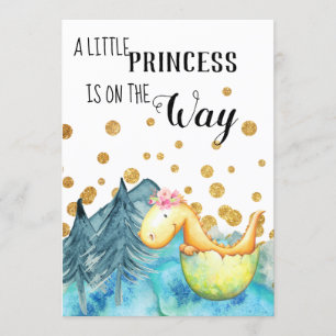 *~* Niedlicher Grüner Drachen, der die Kindermädch Einladung