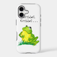Niedlicher Grüner Frosch auf Weiß