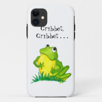 Niedlicher Grüner Frosch auf Weiß