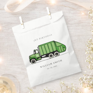 Niedlicher grüner LKWs jenseits der Geburt Geschenktütchen