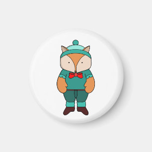 Niedlicher Grünfuchs Magnet