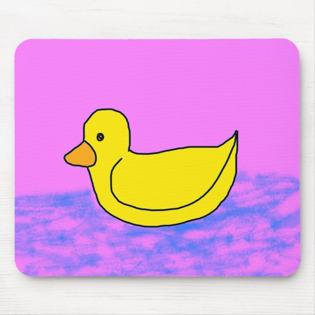 Niedlicher Gummi Ducky Mousepad (Vorne)