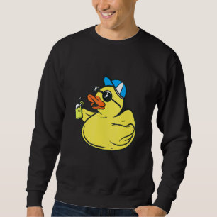 Niedlicher Gummi Ducky Sonnenbrille - Sommer Party Sweatshirt