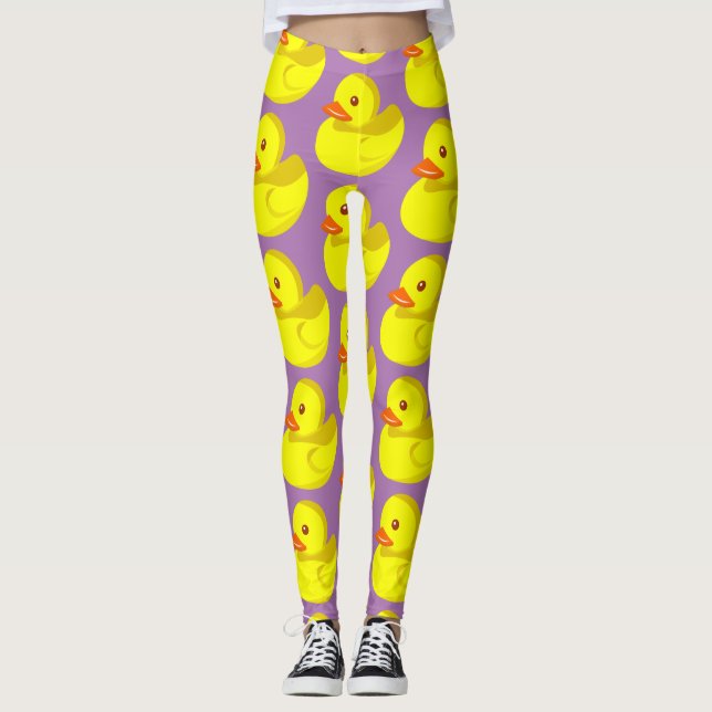 Niedlicher Gummi Ente Thunder_Cove Leggings (Vorderseite)