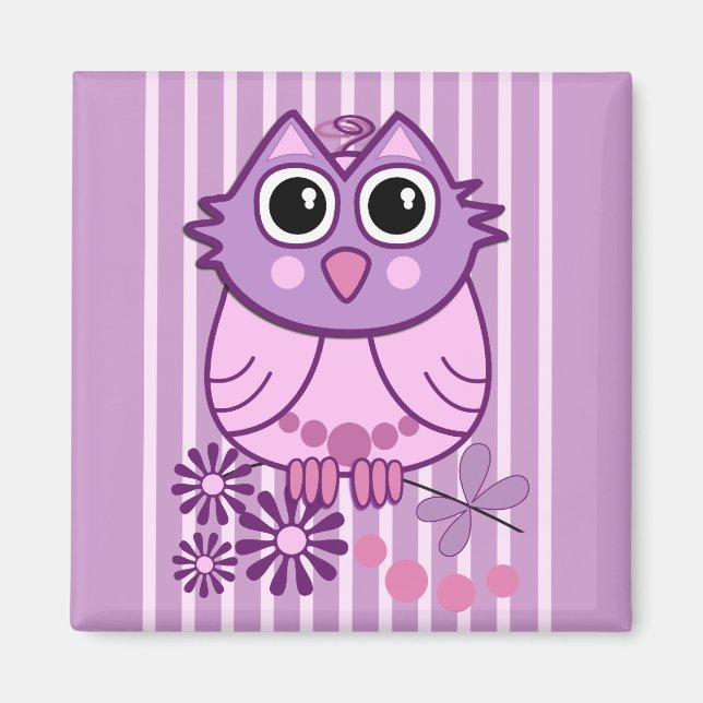 Niedlicher Gürtelmagnet mit Baby Owl Magnet (Vorne)
