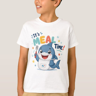 Niedlicher Hai, es ist Essenszeit T-Shirt