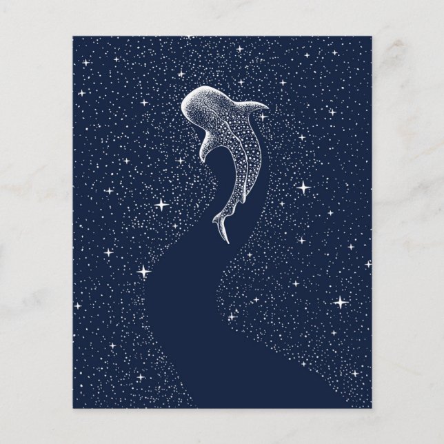 Niedlicher Hai | Geschenkartikel | WOHNGESTALTUNG Flyer (Vorne)