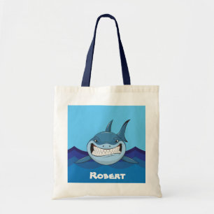 Niedlicher Hai Name Tote Bag Tragetasche