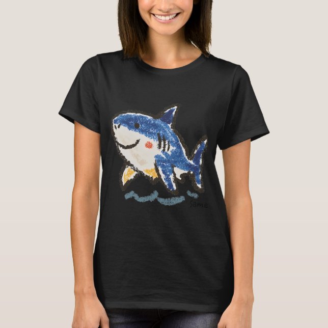 Niedlicher Hai T-Shirt (Vorderseite)