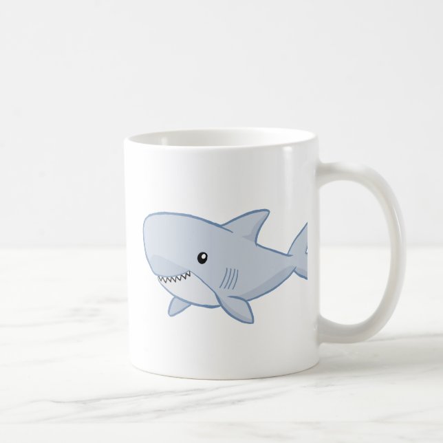 Niedlicher Haifisch Tasse (Rechts)