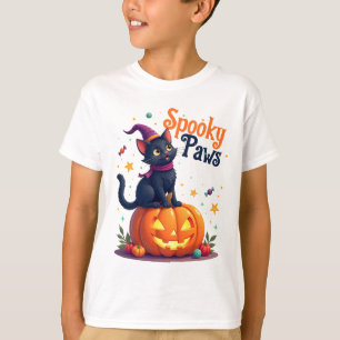 Niedlicher Halbwunder Katzenkürbis T - Shirt