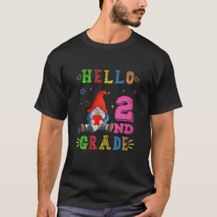 Niedlicher Hallo 2D Grade Zurück zur Schulfreude T-Shirt