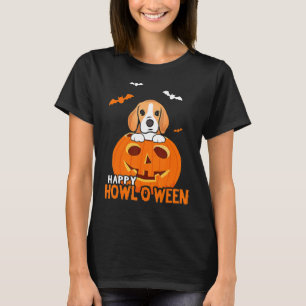 Niedlicher Halloween-Beagle Dog Pumpkin Kostüme Th T-Shirt