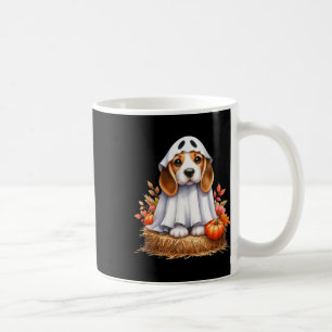 Niedlicher Halloween Beagle Hund als Ghost Hunde B Kaffeetasse