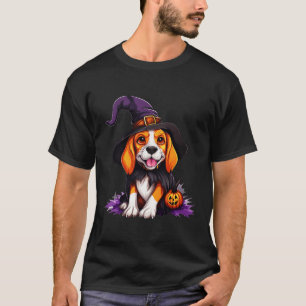 Niedlicher Halloween Design Hund Lover Beagle T-Shirt
