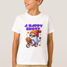 Niedlicher Halloween Ghost Boo Kids T - Shirt