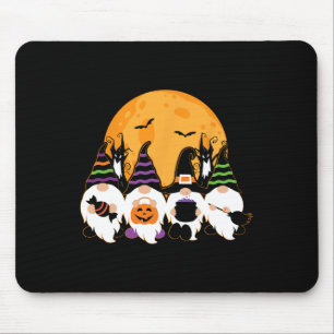 Niedlicher Halloween-Gnome-Spooky-Gartentrick oder Mousepad